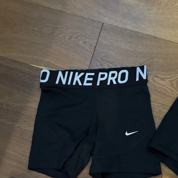 Nike Pro Black and Pink Shorts Collection - Picture 2 of 2